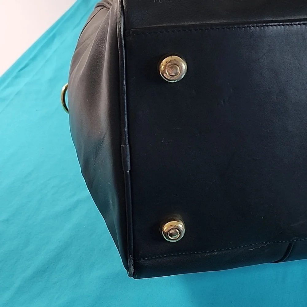Rare Exclusive Coach x Lexus Limited Edition Black Leather Travel Luggage Bag
